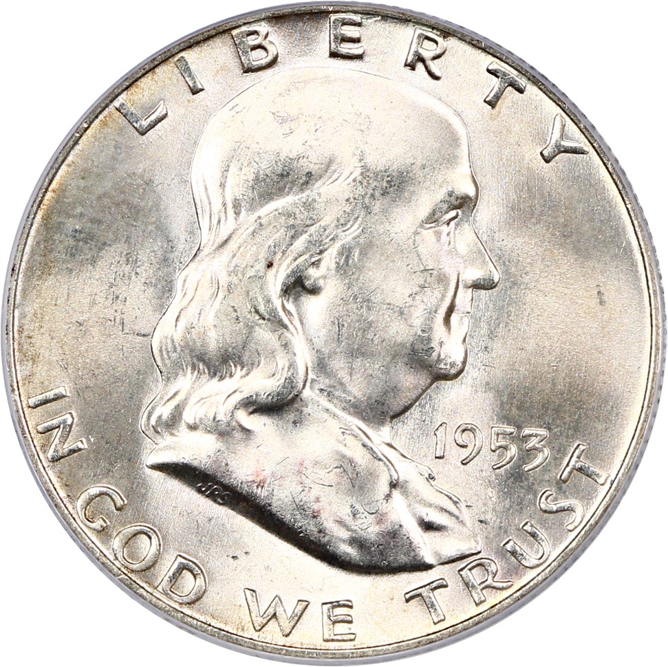 image for: 1953-D 50c PCGS MS66 FBL