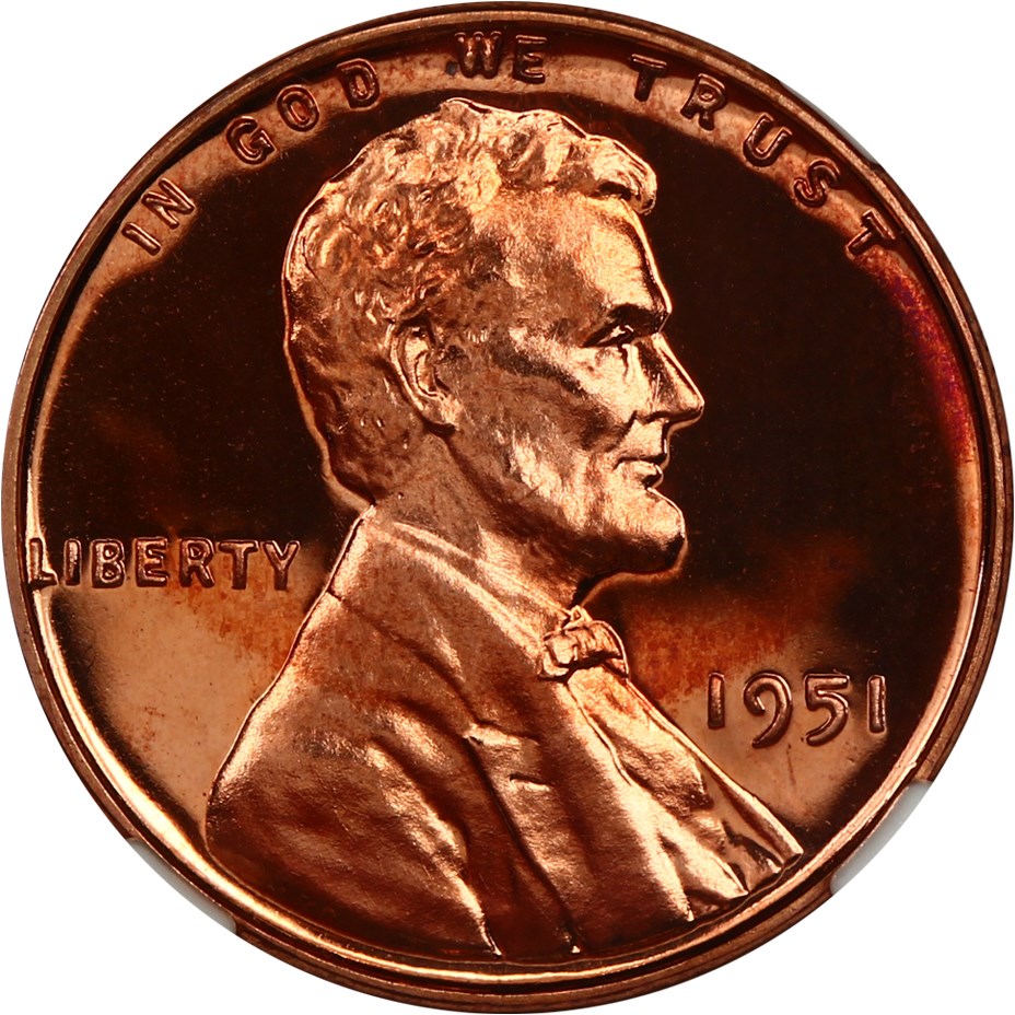 image for: 1951 1c NGC Proof 66 RD CAM