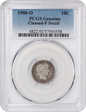 image for: 1900-O 10c PCGS Fine Details (Cleaned)