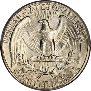 image for: 1935 25c PCGS UNC Details (Cleaned)