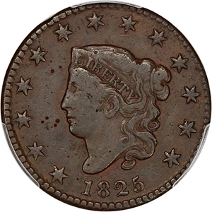 image for: 1825 1c PCGS VF Details (Environmental Damage)