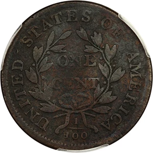 image for: 1807 1c PCGS VG Details (Comet, Environmental Damage)
