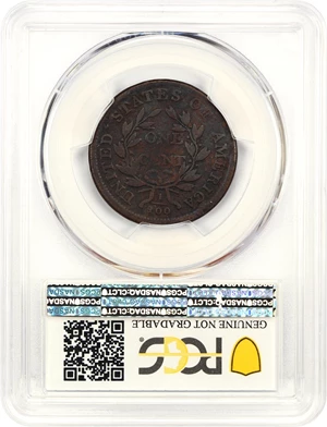 image for: 1807 1c PCGS VG Details (Comet, Environmental Damage)