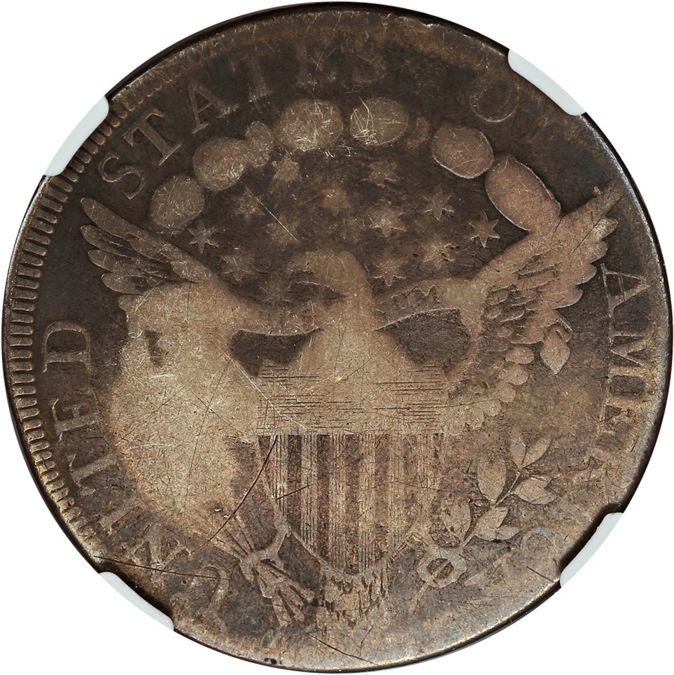 image for: 1798 Large Eagle $1 NGC Good-04 (5 Lines, 10 Arrows, B-17 BB-101)