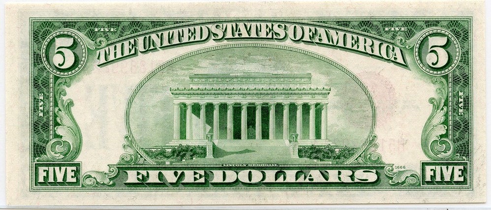 image for: FR. 1530 1928E $5 Legal Tender Note PCGS Very Choice New 64 PPQ