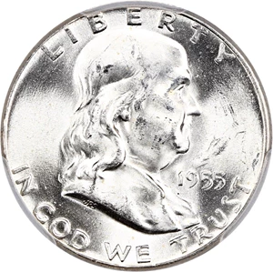 image for: 1955 50c PCGS MS64 FBL (Bugs Bunny, FS-401)