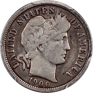 image for: 1900-O 10c PCGS Fine Details (Cleaned)