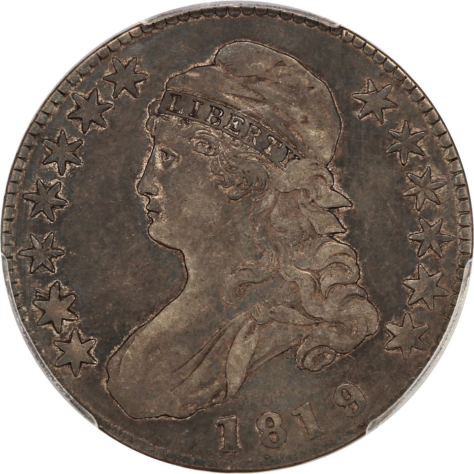 image for: 1819/8 50c PCGS VF25 (Small 9)