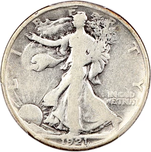 image for: 1921 50c PCGS VG Details (Bent)