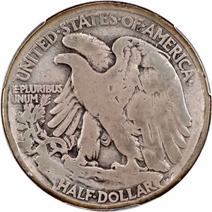 image for: 1921 50c PCGS VG Details (Bent)