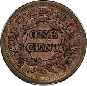 image for: 1851/81 1c PCGS XF Details (Cleaned)