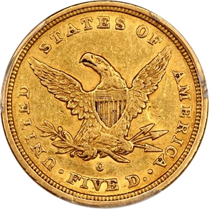 image for: 1840-O $5 PCGS AU53