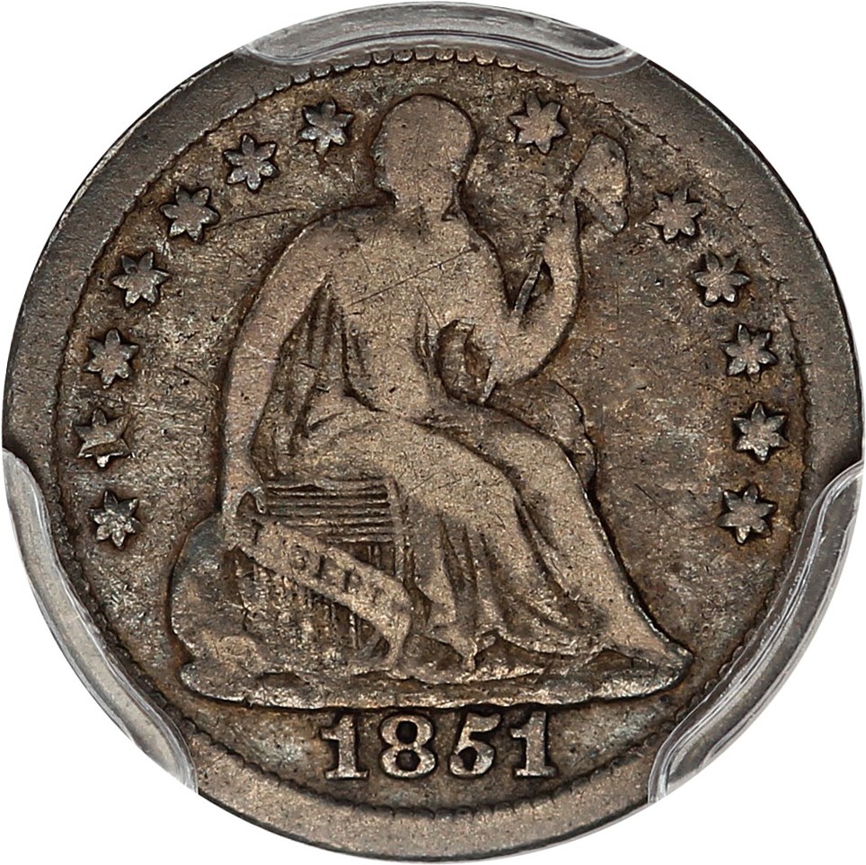 image for: 1851-O H10c PCGS VG-08