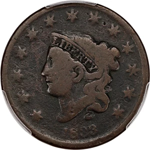 image for: 1833 1c PCGS Good-06