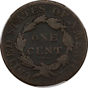 image for: 1826 1c PCGS Good Details (Environmental Damage)