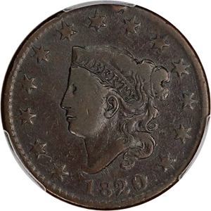 image for: 1820/19 1c PCGS F12