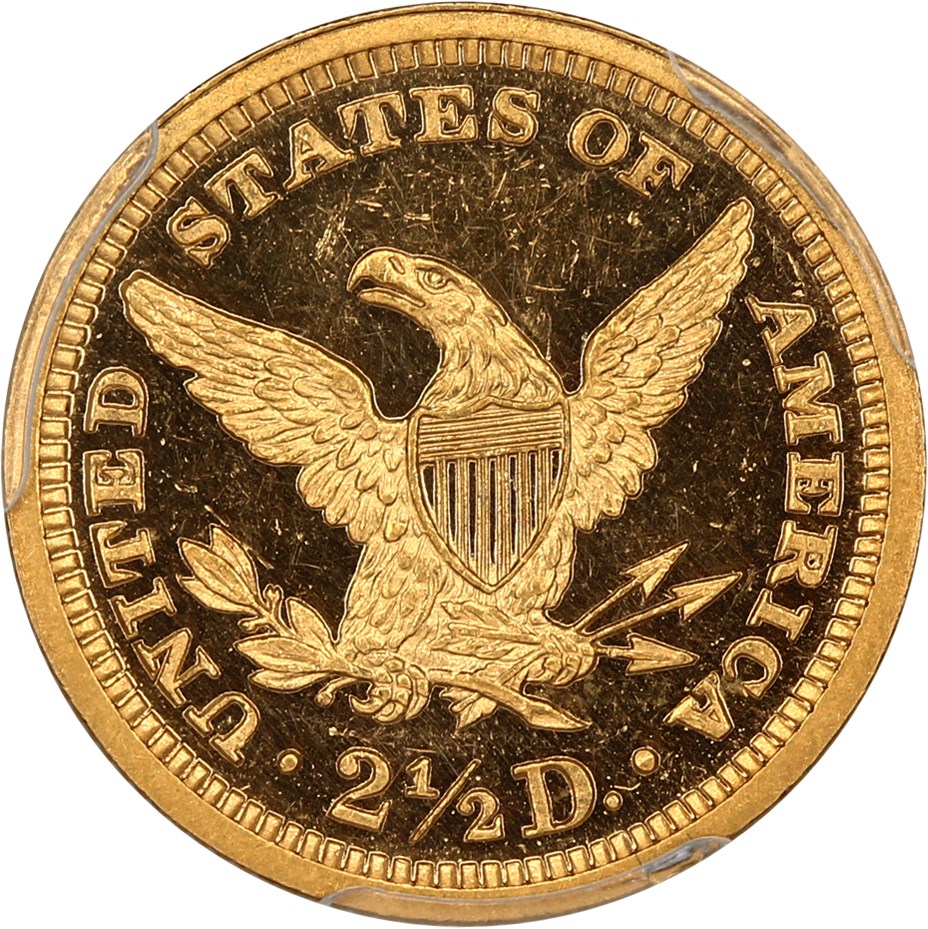 image for: 1884 2 1/2 PCGS/CAC Proof 63 DCAM