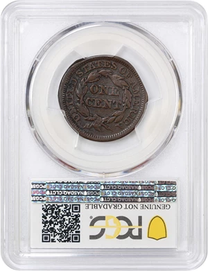image for: 1847 1c PCGS Fine Details (Edge Damaged)