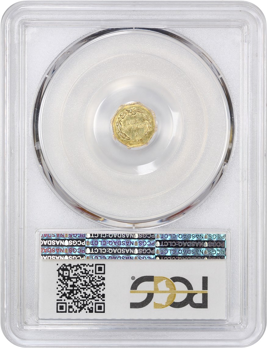 image for: 1871 Cal. Gold 50c PCGS MS62 (BG-911)