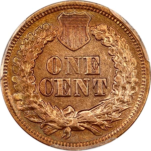 image for: 1865 1c PCGS VF Details (Fancy 5, Cleaned)