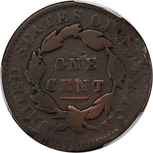 image for: 1834 1c PCGS Good Details (Large 8, Small Stars, Medium Letters, Damage)