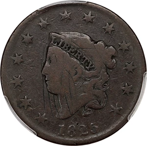 image for: 1825 1c PCGS Good Details (Scratch)