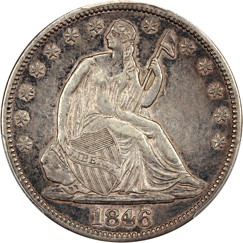 image for: 1846 50c PCGS XF40