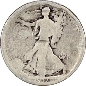 image for: 1917-S Reverse 50c PCGS AG Details (Mintmark Reverse, Damage)