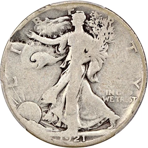 image for: 1921 50c PCGS Good Details (Damage)