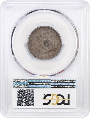 image for: 1873 25c PCGS XF40 (No Arrows, Closed 3)
