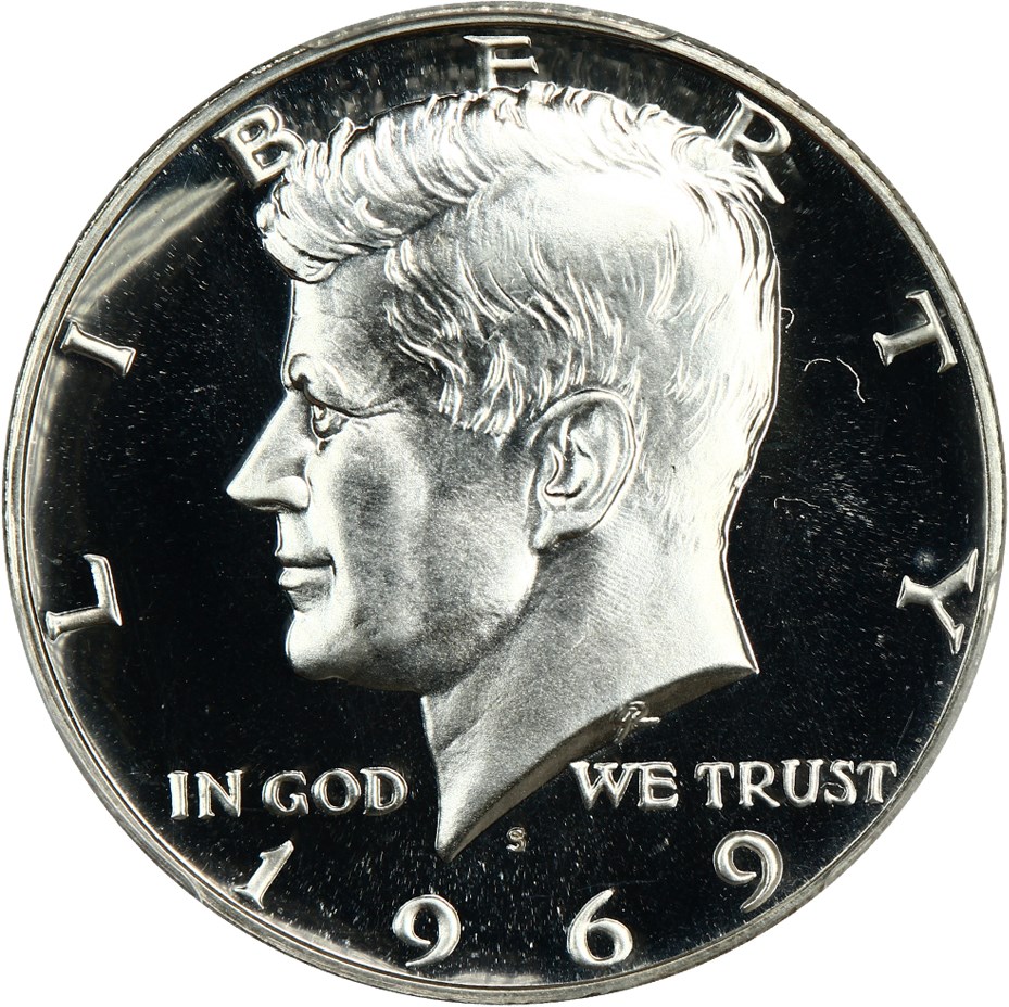image for: 1969-S 50c PCGS Proof 67 CAM