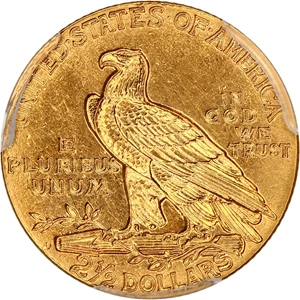 image for: 1911-D $2 1/2 PCGS AU Details (Strong D, Polished)