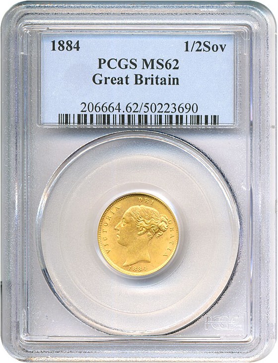 1884 1/2 Sov MS