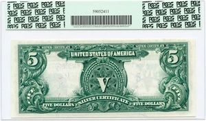 image for: FR. 280 1899 $5 Silver Certificate PCGS Gem New 66 PPQ