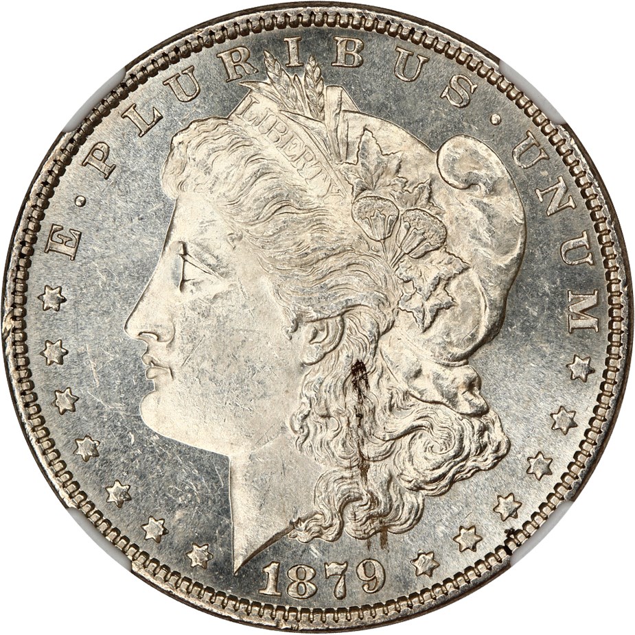 image for: 1879 $1 NGC MS61 PL