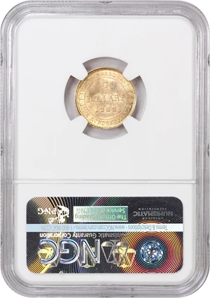 image for: Newfoundland: 1888 $2 NGC MS63
