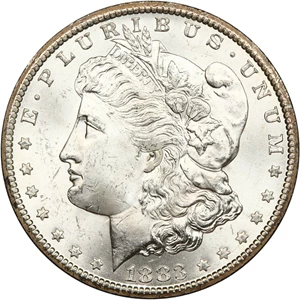 image for: 1883-CC $1 NGC/GSA MS64 GSA Hoard