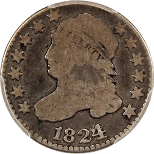 image for: 1824/2 10c PCGS/CAC Good-04