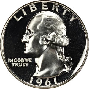image for: 1961 25c NGC Proof 67 CAM