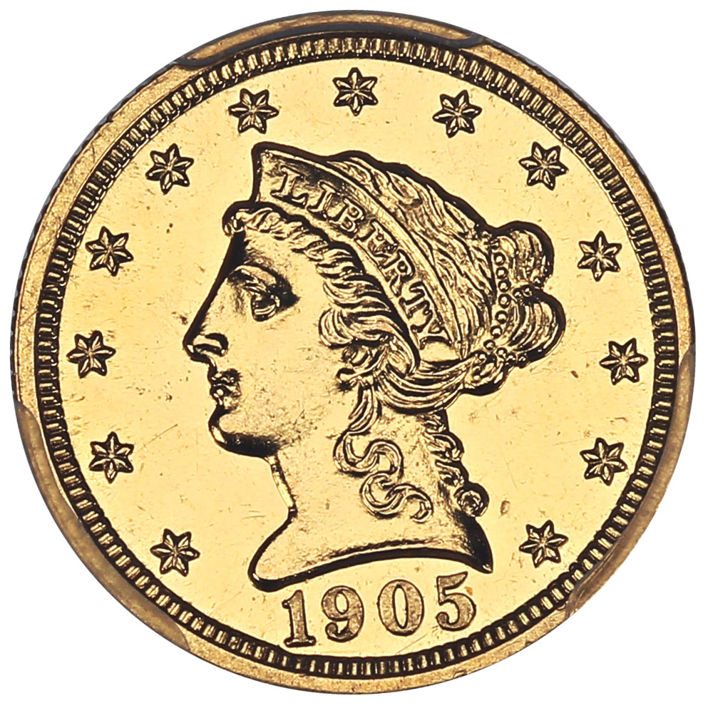 image for: 1905 2 1/2 PCGS Proof 63