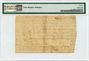 image for: Virginia FR. VA162 $50 October 5, 1778 PMG Very Fine 20 (Tape Repairs, Pinholes)