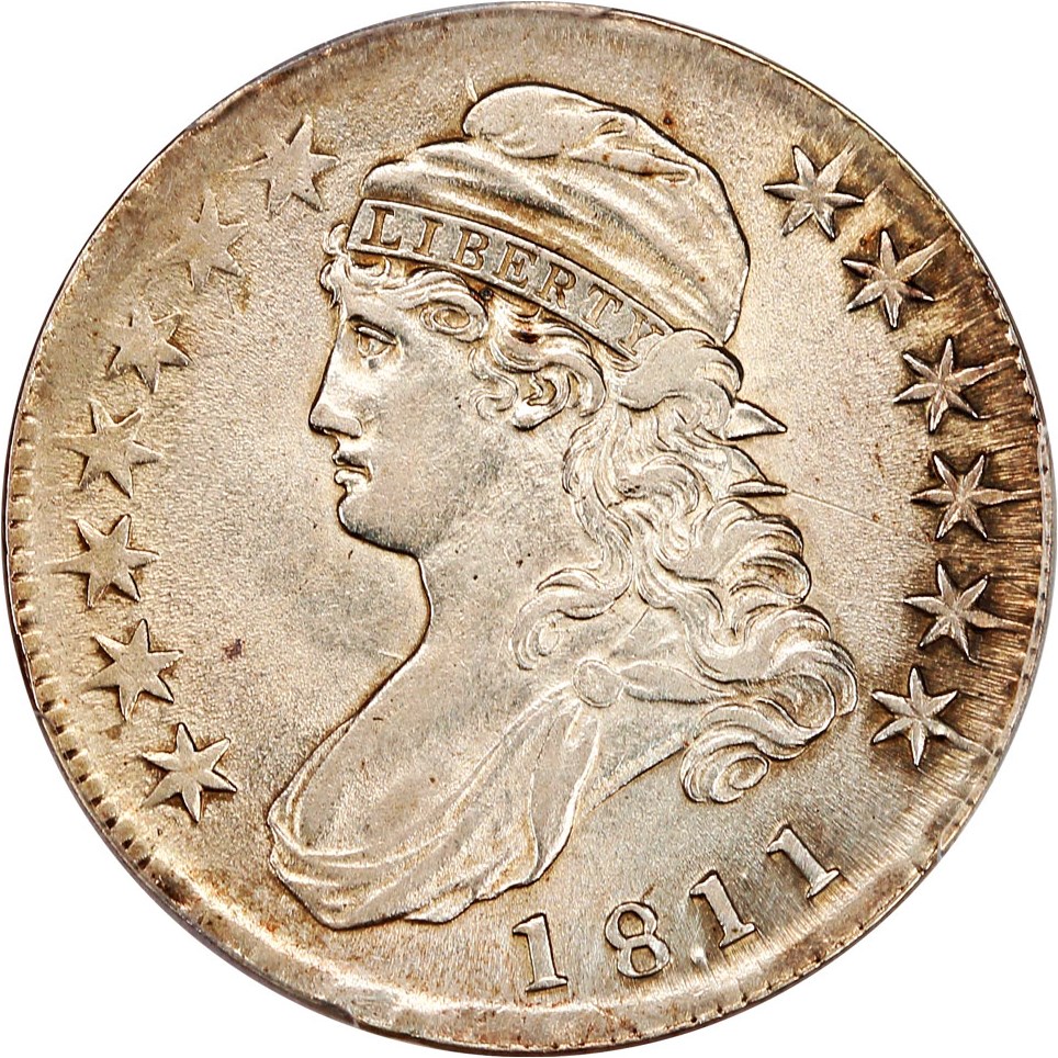 image for: 1811/10 50c PCGS AU58