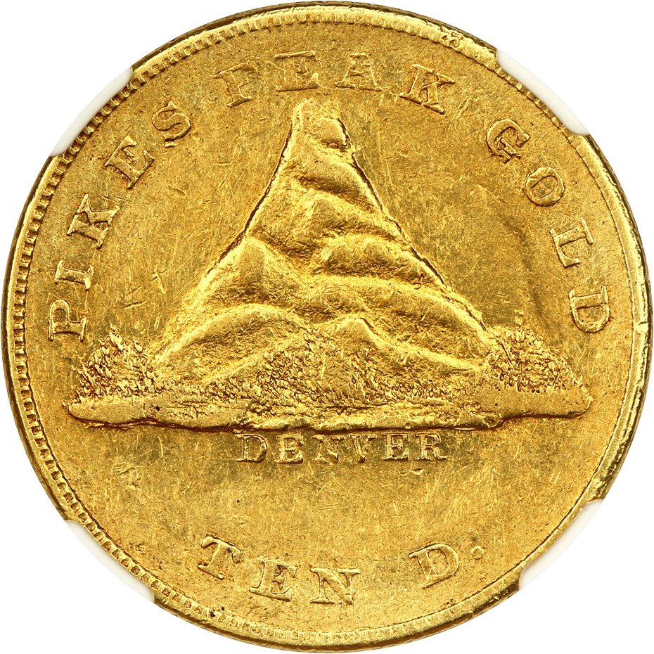 image for: 1860 Clark, Gruber & Co. $10 NGC MS60