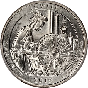 image for: 2019-W Lowell NP 25c PCGS MS64 (Early Find)