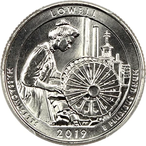image for: 2019-W Lowell NP 25c PCGS MS64 (Early Find)
