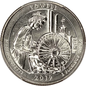 image for: 2019-W Lowell NP 25c PCGS MS64 (Early Find)