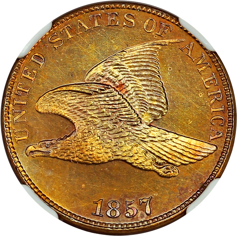 image for: 1857 Flying Eagle 1c NGC Proof 64