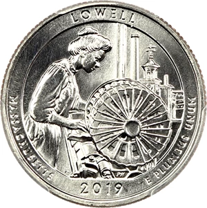 image for: 2019-W Lowell NP 25c PCGS MS64 (Early Find)