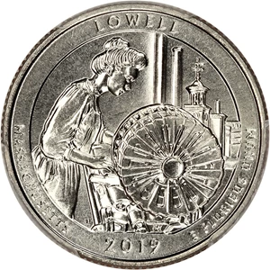 image for: 2019-W Lowell NP 25c PCGS MS64 (Early Find)