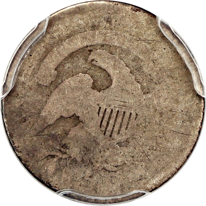 image for: 1834 H10c PCGS Fair-02 (3/Inverted 3, FS-301, LM-1, FS-000.3)